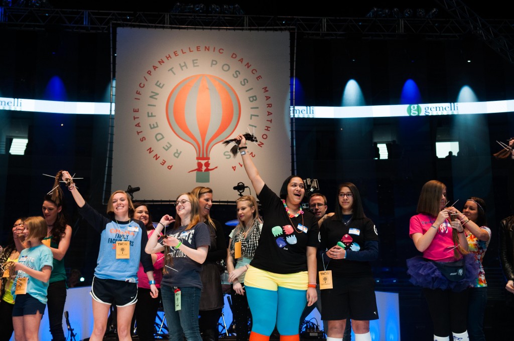 THON 2014: On-stage Hair Donation