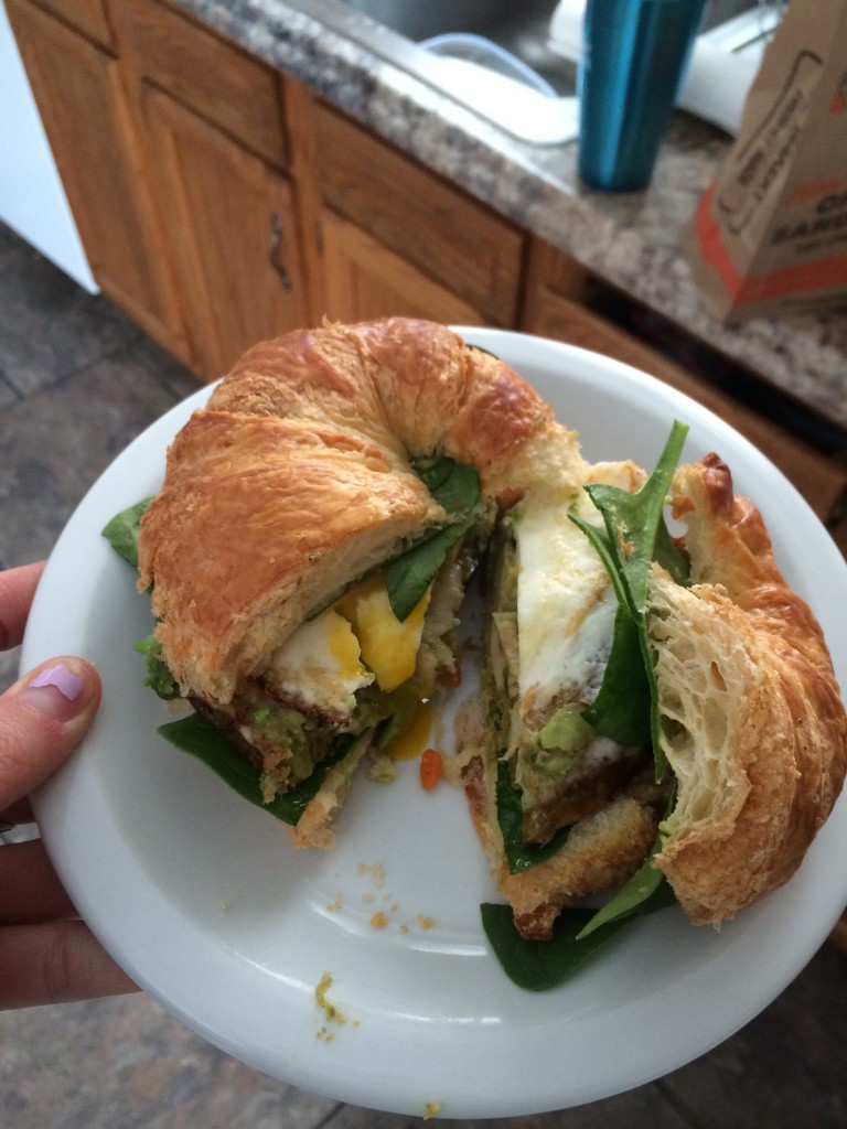 Vegetarian Breakfast Sandwich