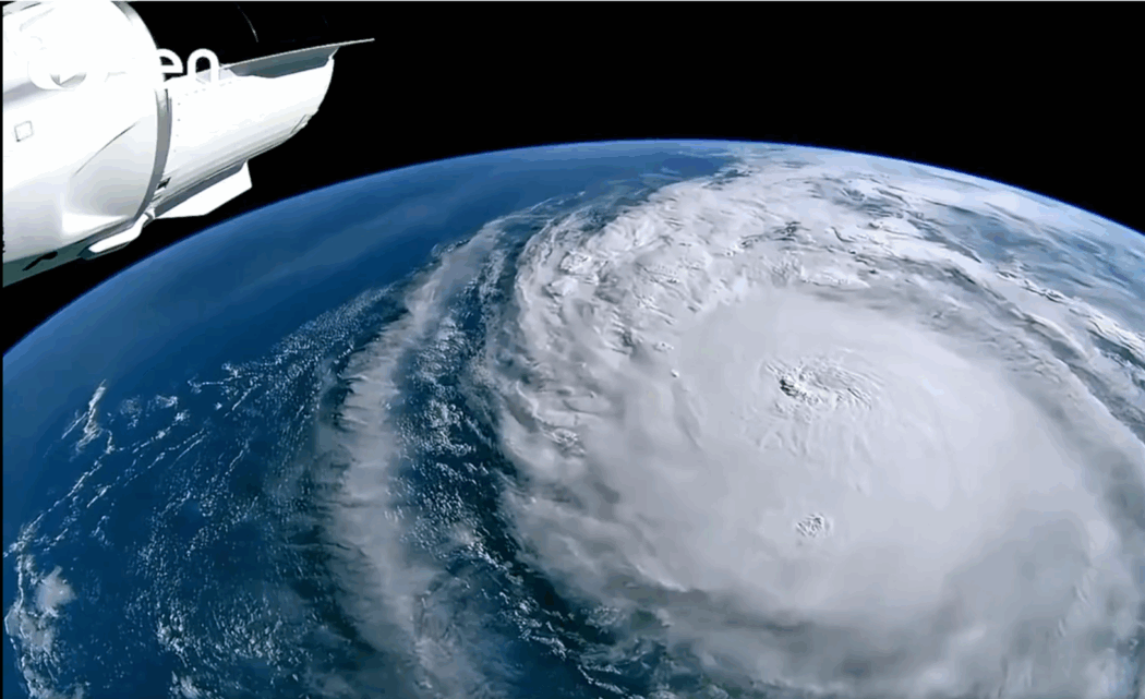 Hurricane Milton from X.com